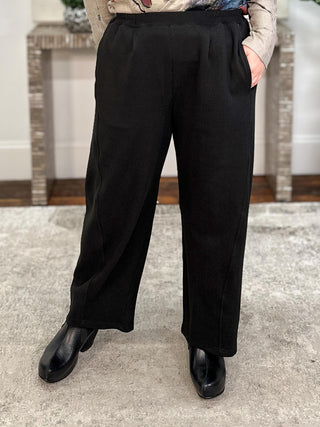 Seam Detail Pant, Black