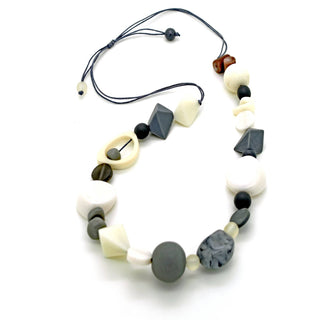 Nusantara Inc. Mod Resin Necklace-82273 - Statement Boutique