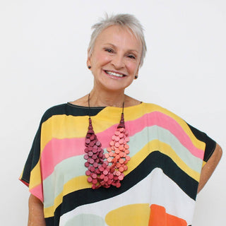 Sylca Designs Ombre Wine Gillian Necklace - Statement Boutique