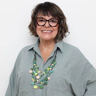 Sylca Designs Green Multi Strand Millie Necklace - Statement Boutique