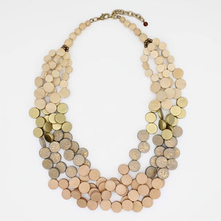 Sylca Designs Ivory Vivian Multi-Strand Necklace - Statement Boutique