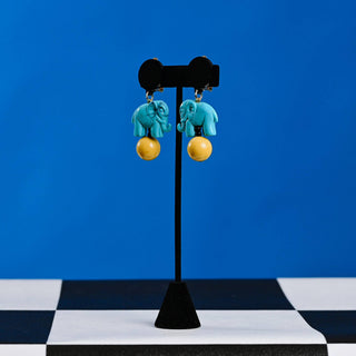 Ellie Earrings, Turquoise