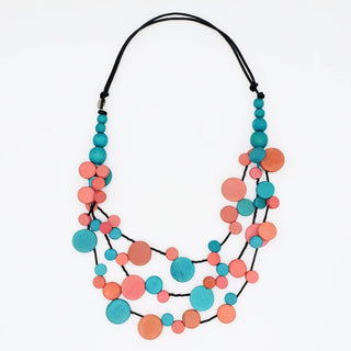 Sylca Designs Turquoise Multi Strand Millie Necklace - Statement Boutique