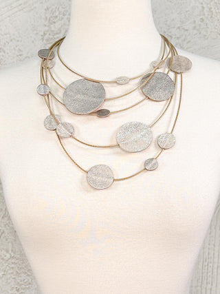 Constellations Necklace, Champagne Gold Mix