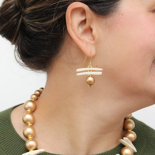 Sylca Designs Ivory Skylar Coastal Aura Earrings - Statement Boutique