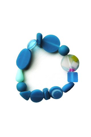 Nusantara Inc. Mixed Media Resin Bracelet-81734: 00003 - Statement Boutique