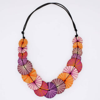 Sylca Designs Purple Azalea Necklace - Statement Boutique