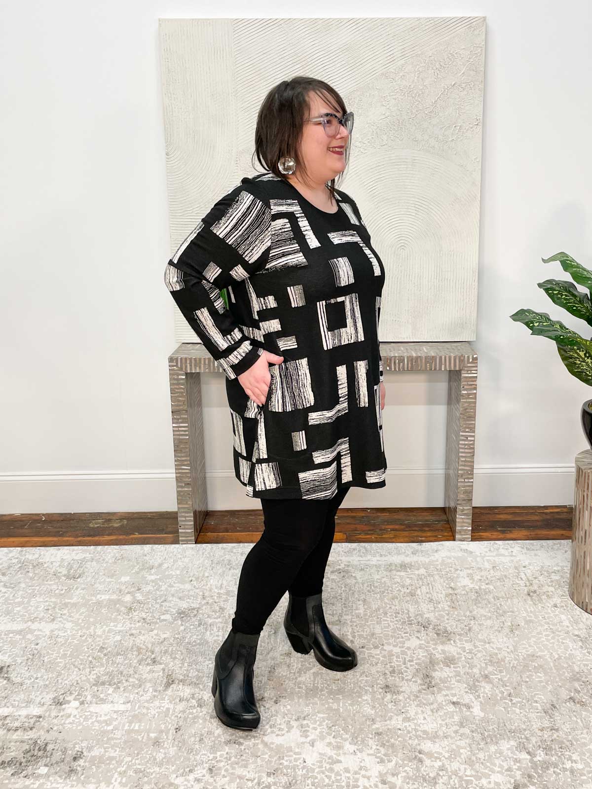 Aino Polka Tunic, Well Print - Statement Boutique