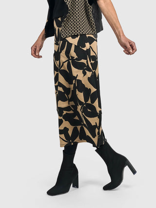 Alembika Pocket Midi Skirt, Blackout - Statement Boutique