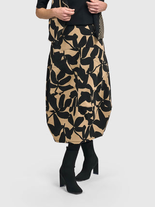 Alembika Pocket Midi Skirt, Blackout - Statement Boutique