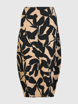 Alembika Pocket Midi Skirt, Blackout - Statement Boutique