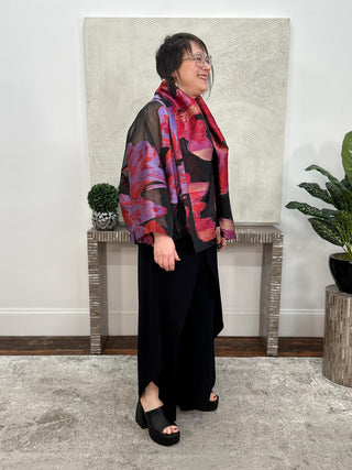 Alembika After Dark Burnout Organza Jacket, Tsarina - Statement Boutique