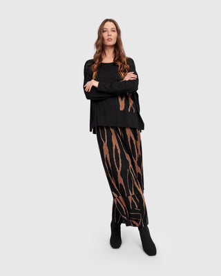 Alembika Boxy Pocket Top, Wood - Statement Boutique