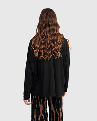 Alembika Boxy Pocket Top, Wood - Statement Boutique