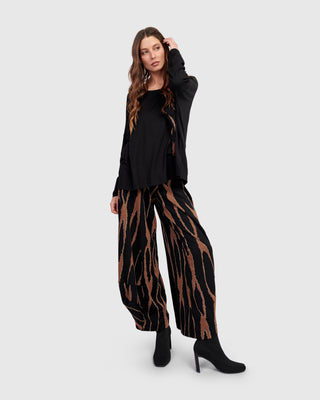 Alembika Boxy Pocket Top, Wood - Statement Boutique