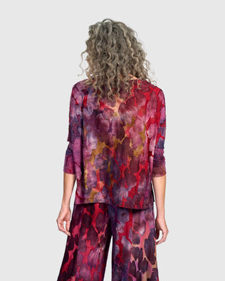Burnout Boxy Top, Wine