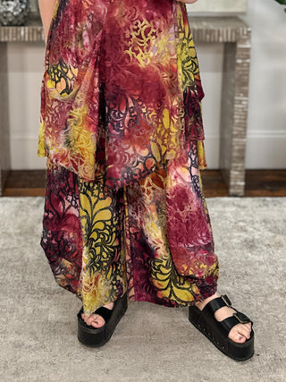 Alembika Burnout Punto Pant, Petals - Statement Boutique