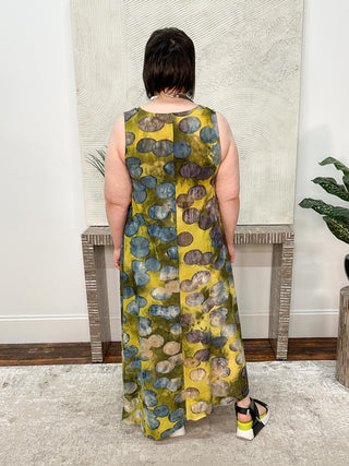 Alembika Burnout Sleeveless Dress, Orbits - Statement Boutique