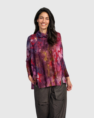 Burnout Trapeze Top, Wine