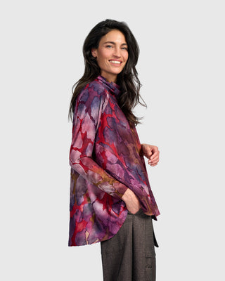 Burnout Trapeze Top, Wine