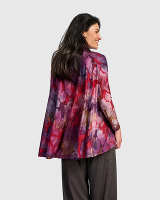 Burnout Trapeze Top, Wine