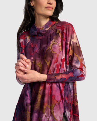 Burnout Trapeze Top, Wine