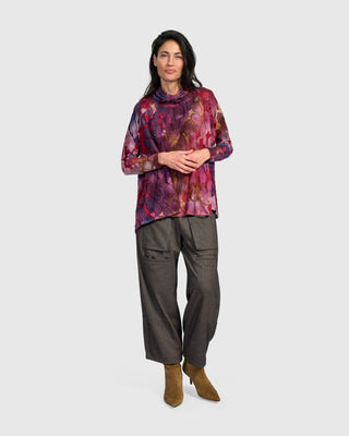Burnout Trapeze Top, Wine