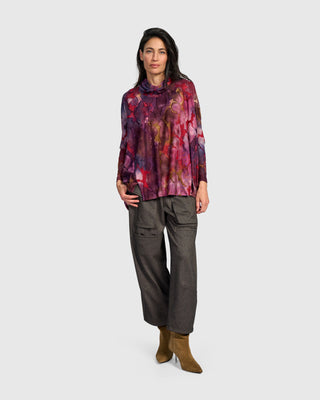Burnout Trapeze Top, Wine