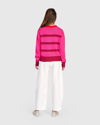 Colorblock Cardigan Sweater