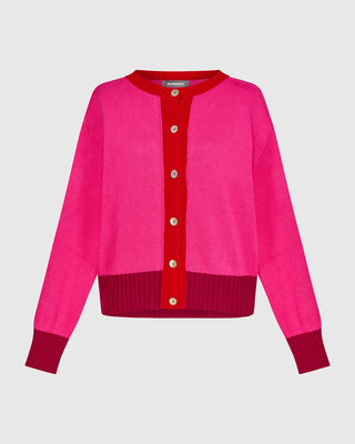 Colorblock Cardigan Sweater