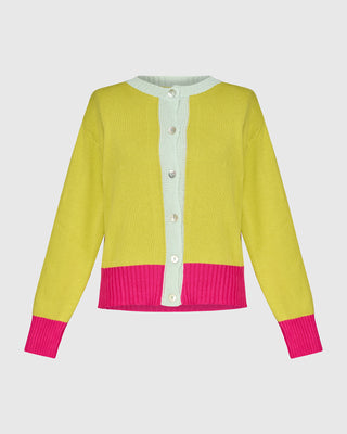 Colorblock Cardigan Sweater