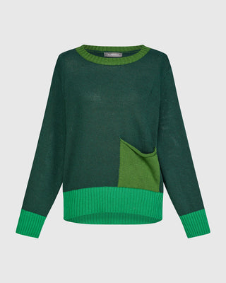 Colorblock Pocket Sweater