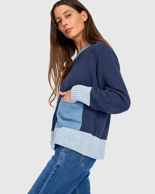 Colorblock Pocket Sweater