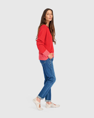 Colorblock Pocket Sweater