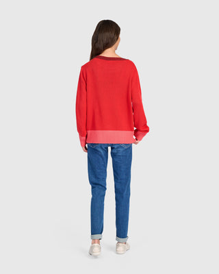 Colorblock Pocket Sweater