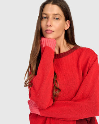 Colorblock Pocket Sweater