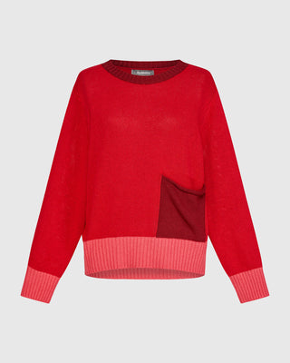 Colorblock Pocket Sweater