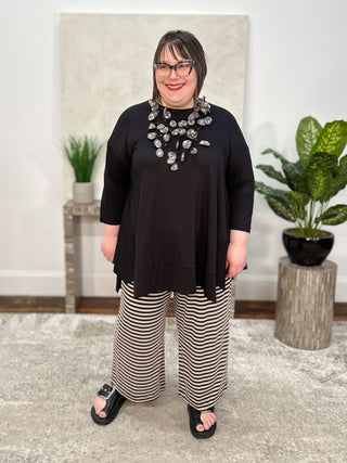 Essential Trapeze Top, Black