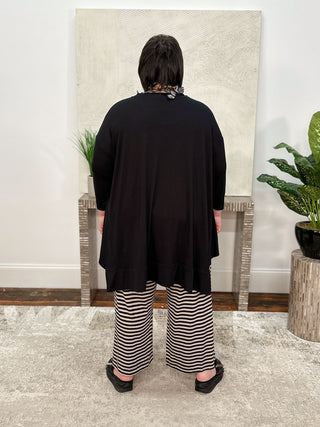 Urban Straight Leg Crop Pant, Stripes