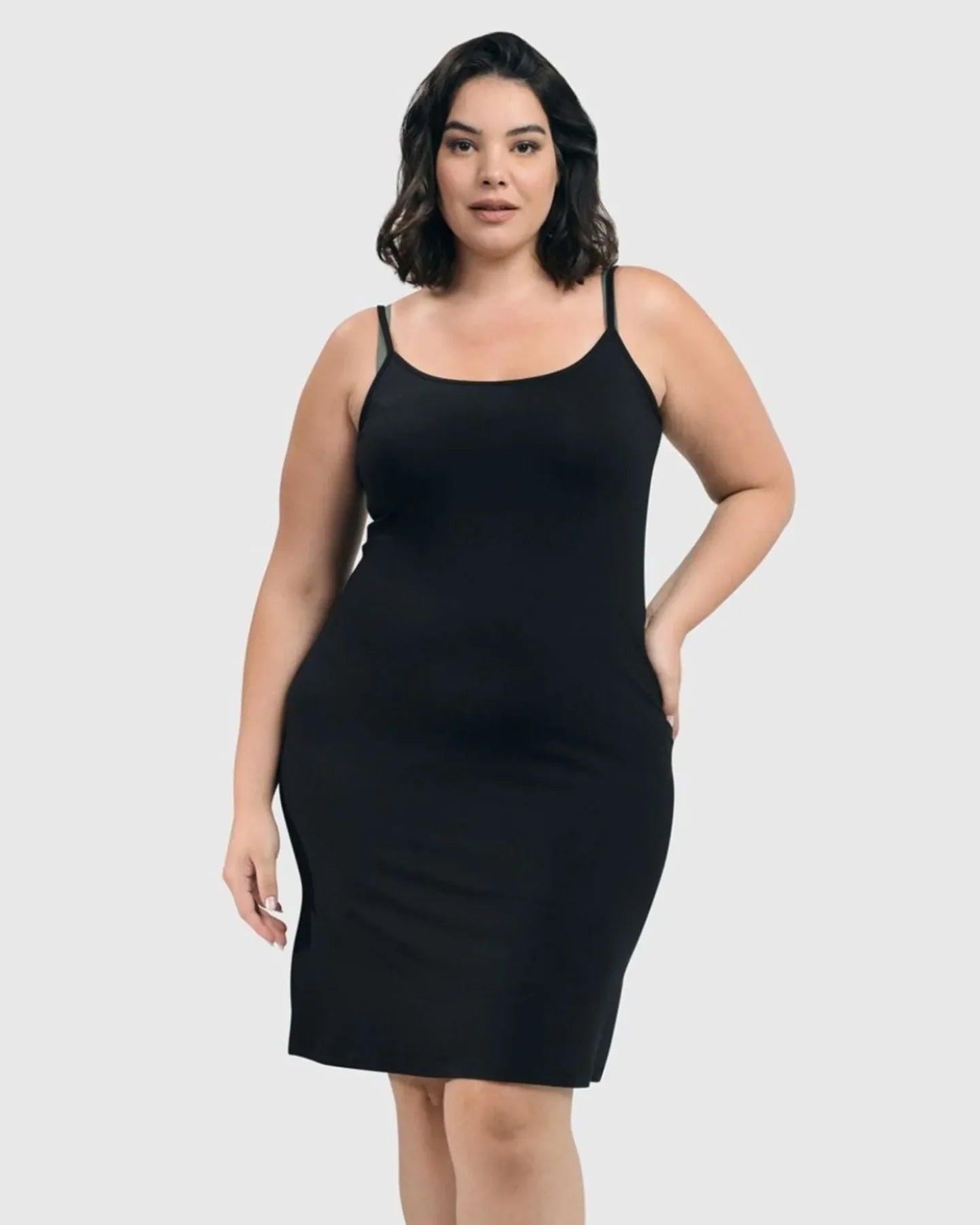 Alembika Fitted Cami Dress, Black 6 Alembika Fitted Cami Dress, Black 6