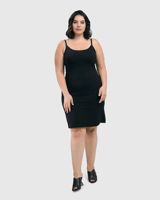 Alembika Fitted Cami Dress, Black - Statement Boutique