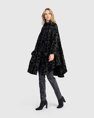 Alembika AJ904C Flocked Duster Jacket, Crescent - Statement Boutique