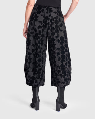 Alembika Flocked Lantern Pant, Crescent - Statement Boutique