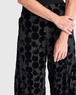 Alembika Flocked Lantern Pant, Crescent - Statement Boutique