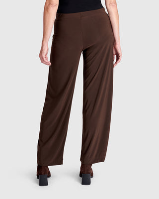 Alembika Matte Jersey Lantern Pant, Sepia - Statement Boutique