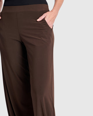 Alembika Matte Jersey Lantern Pant, Sepia - Statement Boutique