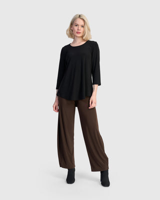 Alembika Matte Jersey Lantern Pant, Sepia - Statement Boutique