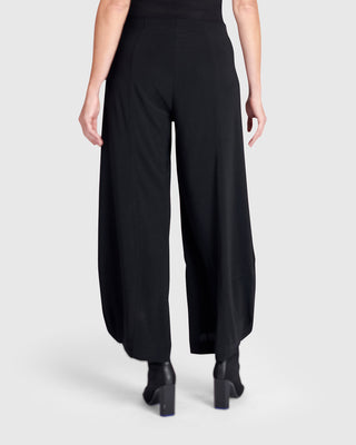 Alembika Matte Jersey Punto Pant, Black - Statement Boutique