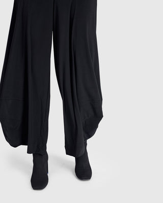 Alembika Matte Jersey Punto Pant, Black - Statement Boutique