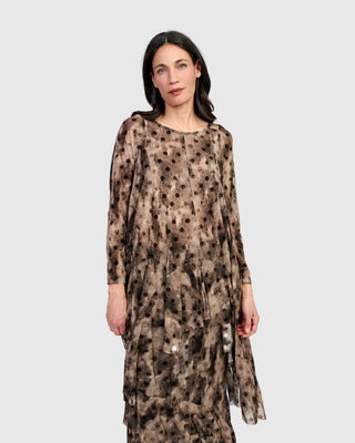 Alembika Mesh Ruffle Tunic, Aquarelle - Statement Boutique